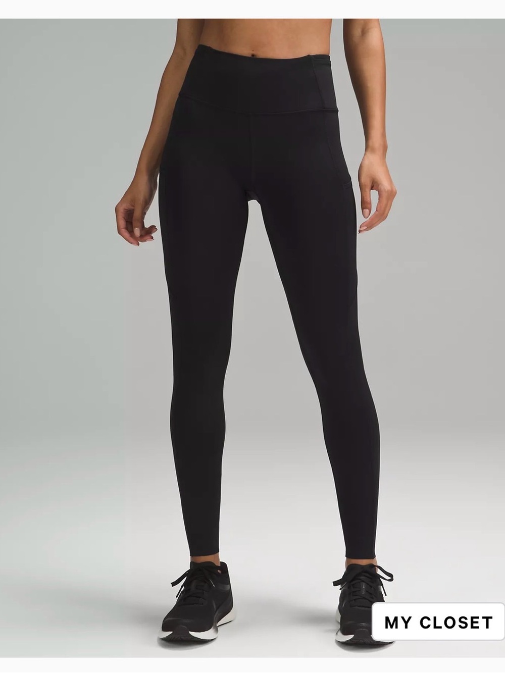 Lululemon high -Rise Black Performance Leggings size 18
